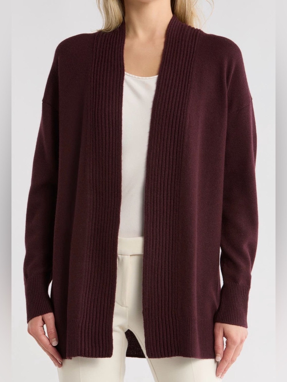 Vince Open-front Cardigan. Ladies Large.